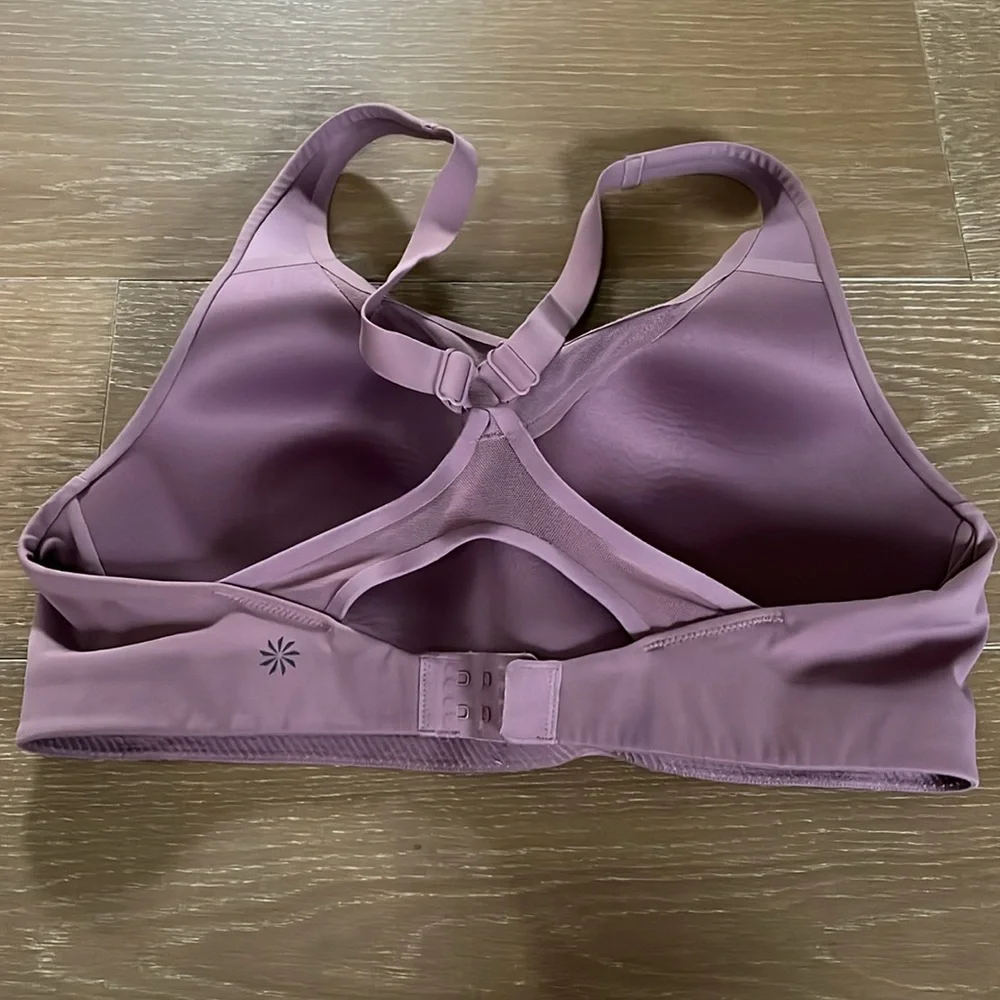 Athleta Advance Sports Bra Deep Lilac size 36C - Picture 4 of 6
